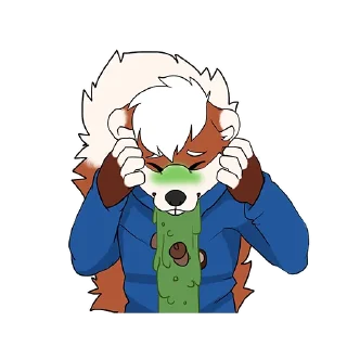 Sticker 🤮 Fill the Squirrel