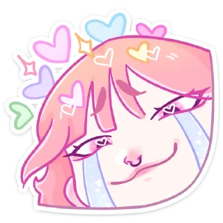 Телеграм стикер 😑 Малин @nyasticks