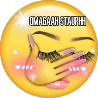 Телеграм стикер 👄 Stickers by fatimaa :: @fatima