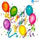 Telegram sticker 🎊 🎉 پک شماره یک استیکرهای تولد - مرجان 🎊