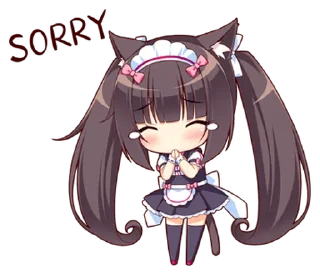 Telegram sticker 🍥 ૮꒰ ｡っ -｡꒱ఎ   ⃝@mewsticks ⊹  ◜ ♡  𝅭