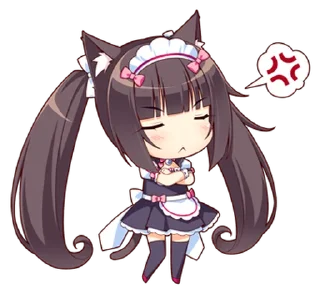 Telegram sticker 🍥 ૮꒰ ｡っ -｡꒱ఎ   ⃝@mewsticks ⊹  ◜ ♡  𝅭