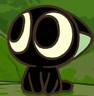 Video sticker 🌟 HEI THE CAT ⋮ 🖤