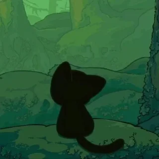 Video sticker 🌟 HEI THE CAT ⋮ 🖤