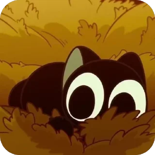 Telegram sticker 🫥 HEI THE CAT ⋮ 🖤