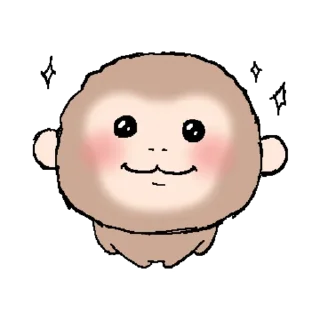 Telegram sticker 👍 @KakaoEmoji 꼬마 엉숭이