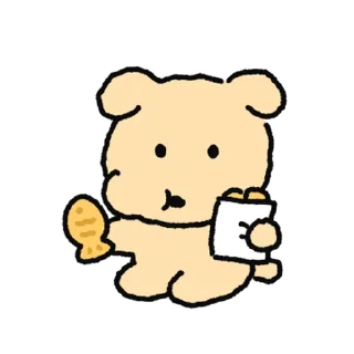 Telegram sticker ⭐ 깜자의 겨울동화 @moe_sticker_bot