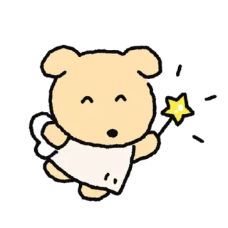 Telegram sticker ⭐ 깜자의 겨울동화 @moe_sticker_bot