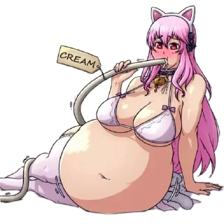 Sticker 👄 Belly full 🎀 :: @fStikBot