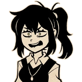 Телеграм стикер 😡 Mrs. Graves