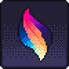 Video sticker 💙 PixelIconDrawing
