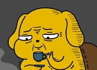 Video sticker 😪 Vàng Xám