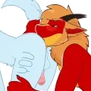 Telegram sticker 👄 Furry animations 3 NSFW