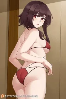 Телеграм стикер 🍷 Megumin @ecchistickers @xvieravelyn