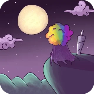 Telegram sticker 🌕 shaw