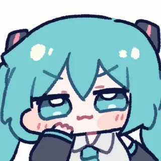 Video sticker 😝 Miku!(by miratsu169) @villowxx