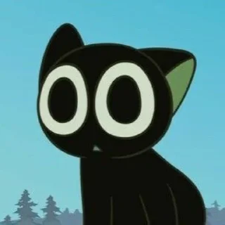 Telegram sticker 😳 котик Зель.[от @midolfi]