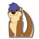 Telegram sticker 😊 Blue
