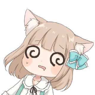 Video sticker 😵 Wolf Ear Girl @jp_stickers