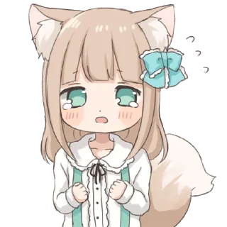 Video sticker 😤 Wolf Ear Girl @jp_stickers