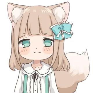 Video sticker 🙂 Wolf Ear Girl @jp_stickers