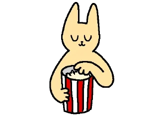Sticker 🍿 ваффл! @waff_n