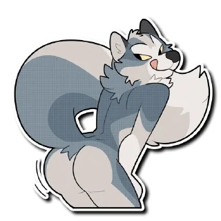 Telegram sticker 🍑 Arctic Adam