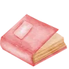 Sticker 🤩 @Yiye_Aera fonts red @TgEmojis_bot