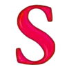 Sticker 🤩 @Yiye_Aera fonts red @TgEmojis_bot
