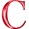 Sticker 🤩 @Yiye_Aera fonts red @TgEmojis_bot