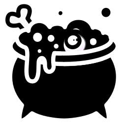Sticker 🍲 Monochrome Black Style @podarkitgnft
