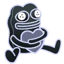 Video sticker 🎁 Monochrome Black S...