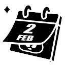 Video sticker 🗓 Monochrome Black S...
