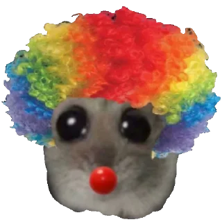 Телеграм стикер 🤡 Грустный хомяк • @TgSticker