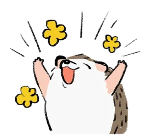 Telegram sticker 🦔 ёжик  ۪   ꒰  𝅄 @plusikradom !