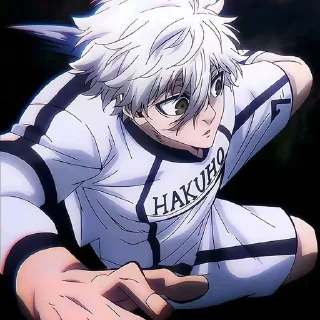 Телеграм стикер ⚽️ @blue_lock_blue_prison