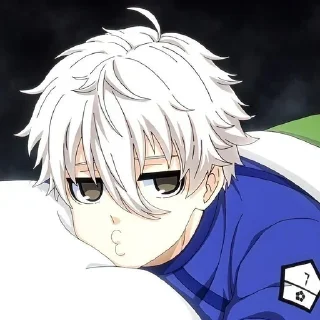 Телеграм стикер ⚽️ @blue_lock_blue_prison