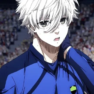 Телеграм стикер ⚽️ @blue_lock_blue_prison
