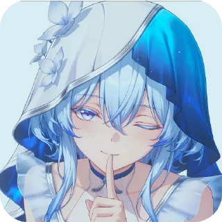 Telegram stiker 🤫 Wuwa by ZinLeng