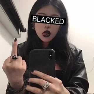 Telegram sticker 🖕 Bnwo ♠️ @bnwo_persian