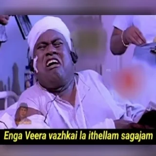 Video sticker 😏 Goundamani Senthil 👉 @ptat7
