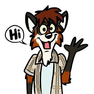 Telegram sticker 😃 FreyFox