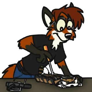 Telegram sticker 🪛 FreyFox