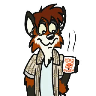 Sticker ☕️ FreyFox