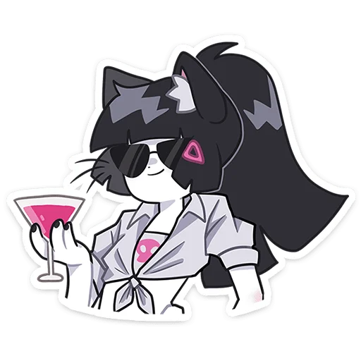 Telegram sticker 😎 Летняя Зизи от @TgSticker