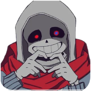 Telegram sticker ❤ Dust!Sans @Siruschat