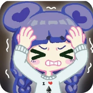 Telegram sticker 🫥 으악님 수행비서🥕