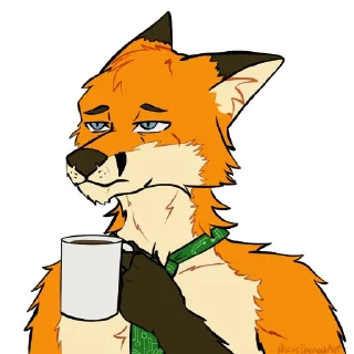 Sticker 🥱 Quiz fox