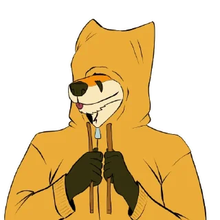 Telegram stiker 😋 Quiz fox