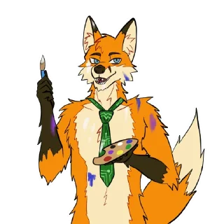 Telegram stiker 🎨 Quiz fox